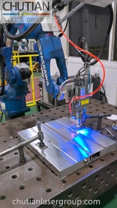 robot laser welding battery shell
