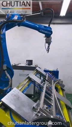robotic laser welding rails